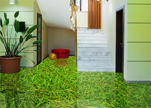 Fotografije samonivelirnih tal v apartmaju